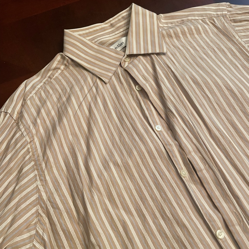 Calvin Klein LS. Button down shirt - sz16